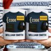 { CODE } Programmer, Laptop and Headphones - Personalized Custom Coffee Mug - OFW001_MG