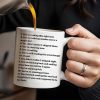 10 Facts About You, Humorous and Uplifting - Personalized Custom Coffee Mug - COL070_MG