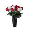 10-Piece Real Touch Moisturizing Rose Bud Artificial Flowers for Wedding and Home Decor