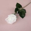 10-Piece Real Touch Moisturizing Rose Bud Artificial Flowers for Wedding and Home Decor