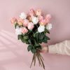 10-Piece Real Touch Moisturizing Rose Bud Artificial Flowers for Wedding and Home Decor