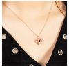 100 Languages Love Projection Heart Necklace