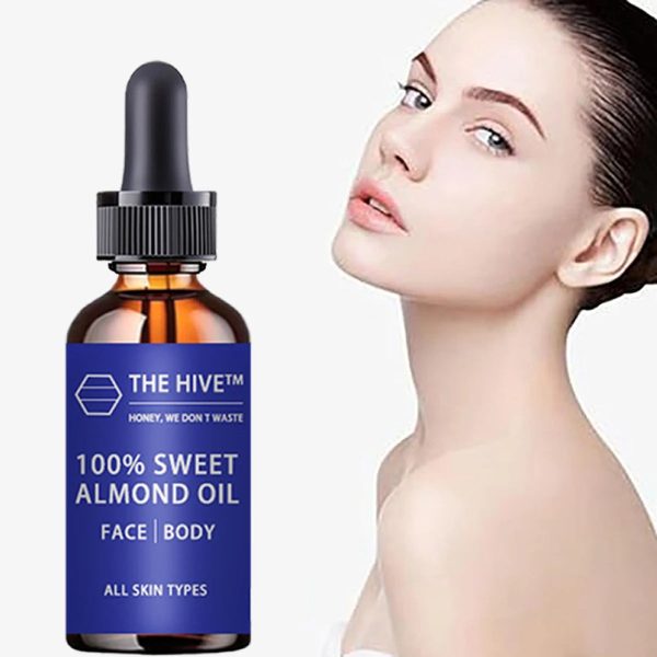 100% Sweet Almond Oil Essence Shrinks Pores, Reduces Fine Lines & Nourishes Skin