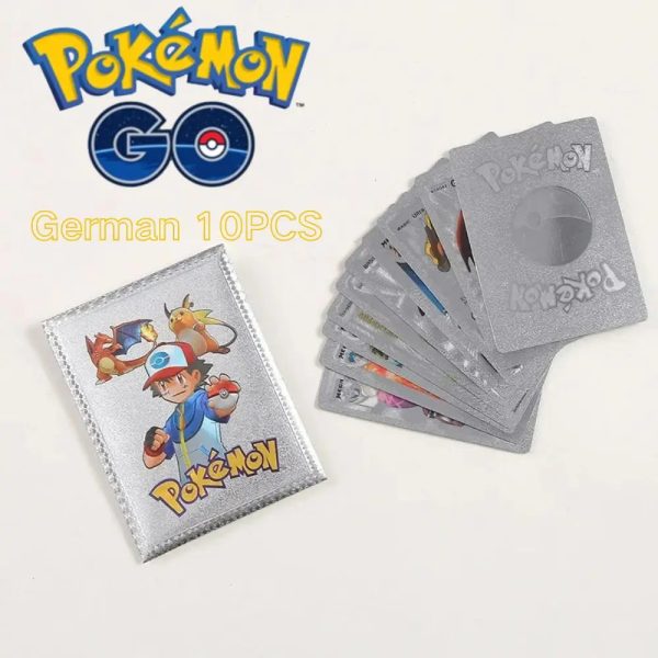 10Pcs Pokemon Cards Vmax GX Color Energy Card