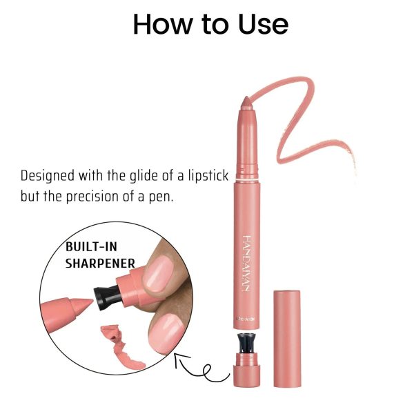 12-Color Matte Lip Crayon Set