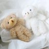 12cm Plush Teddy Bear Keychain Soft Stuffed Animal Pendant for Gifts