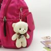 12cm Plush Teddy Bear Keychain Soft Stuffed Animal Pendant for Gifts
