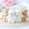 12cm Plush Teddy Bear Keychain Soft Stuffed Animal Pendant for Gifts