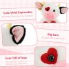 12in Cow Plush with Heart Soft Stuffed Toy Gift for Valentine