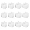 12pcs Heart Shaped Flameless LED Tealight Candles