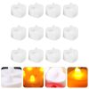 12pcs Heart Shaped Flameless LED Tealight Candles