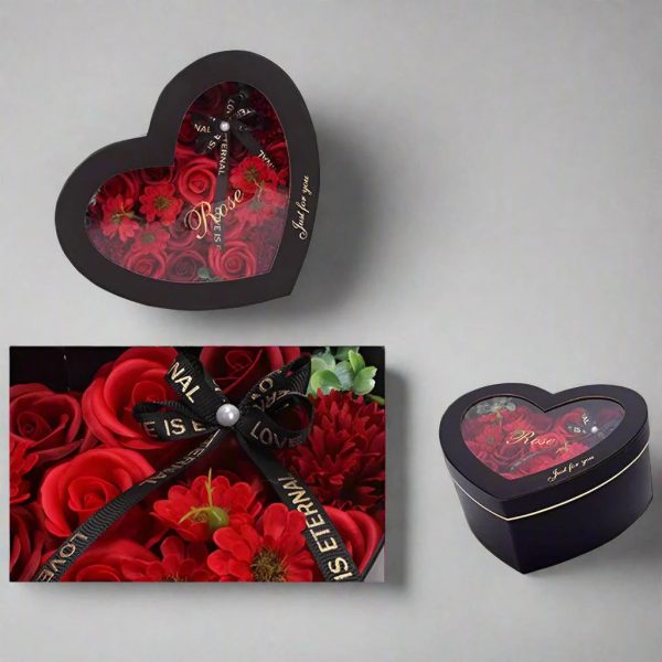 13Pcs Heart Shape Rose Gift Box