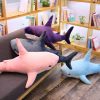 140cm Giant Shark Plush Toy – Soft Stuffed Animal Pillow for Kids