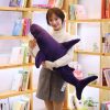 140cm Giant Shark Plush Toy – Soft Stuffed Animal Pillow for Kids