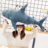 140cm Giant Shark Plush Toy – Soft Stuffed Animal Pillow for Kids