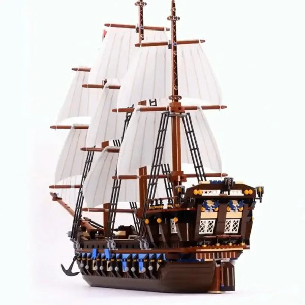 1664pcs Pirates Ship Imperial Caribbean Building Blocks Set