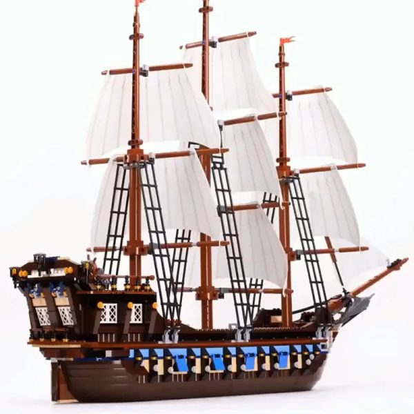 1664pcs Pirates Ship Imperial Caribbean Building Blocks Set