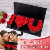 16Pcs Forever Roses in Heart Box – Valentine’s Gift for Her