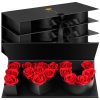 16Pcs Forever Roses in Heart Box – Valentine’s Gift for Her