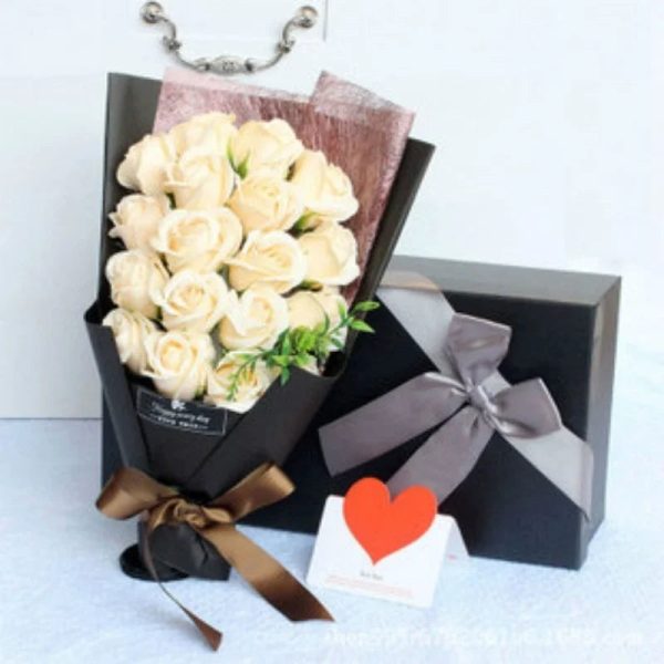 18 Soap Rose Bouquet Gift Box for Valentine and Birthday