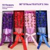 18PCS Soap Flower Bouquet Gift Box for Valentine’s Day