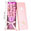 18PCS Soap Flower Bouquet with Gift Box for Her
