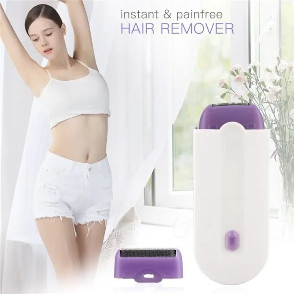 2-In-1 Painless Blue Light Hair Removal Electric Epilator