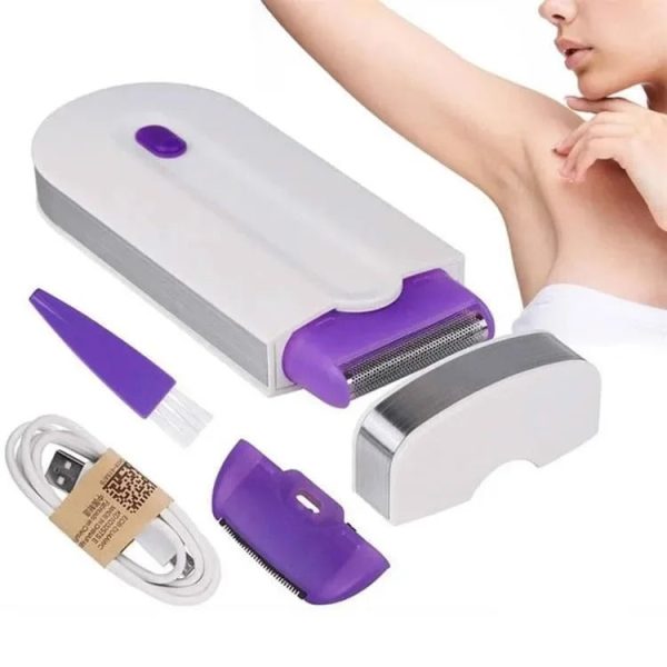 2-In-1 Painless Blue Light Hair Removal Electric Epilator