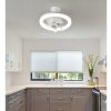 2 In 1 Swivel Fan Led Lamp