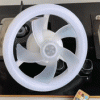 2 In 1 Swivel Fan Led Lamp