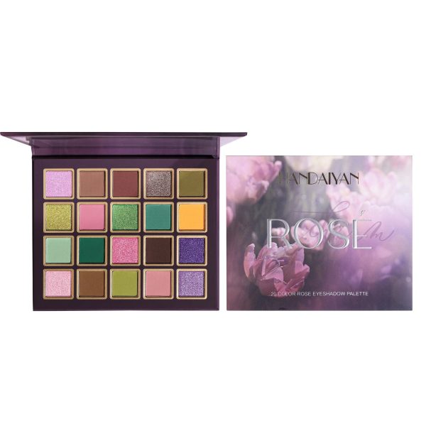 20 Colors Rose Eyeshadow Palette Rich Pigmented Shades For Stunning Eye Makeup Looks