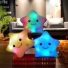 20CM Luminous Star Plush Toy Soft Glowing LED Cushion for Kids and Teens