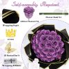 24-Piece Artificial Roses with Golden Butterflies – DIY Home and Wedding Decoration