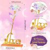 24K Gold Foil Rose Artificial Flower for Valentine’s Day and Special Occasions