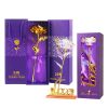 24K Gold Foil Rose Artificial Flower for Valentine’s Day and Special Occasions