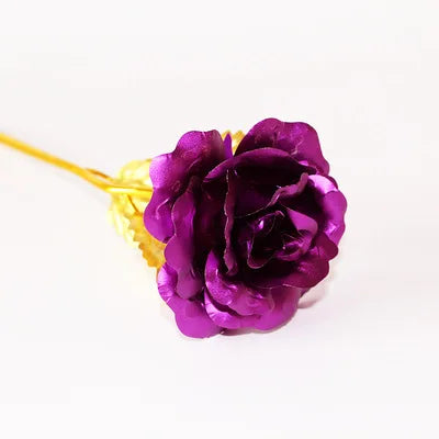 24K Gold Foil Rose Gift Set for Valentine’s Day Love