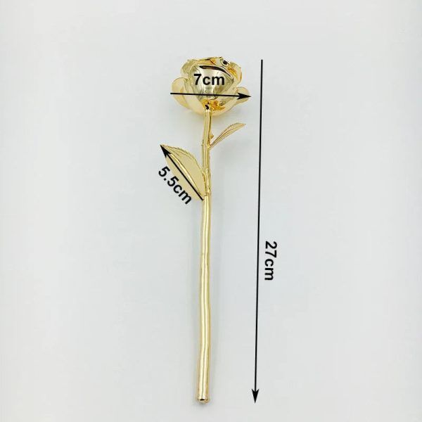 24K Gold Plated Preserved Rose Gift for Wedding & Birthday