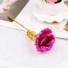 24K Gold Plated Rose Flower Luxury Gift for Lovers