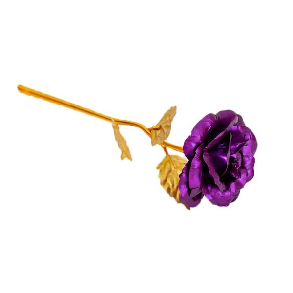 24K Gold Rose Flower for Valentine's Day and Gifts