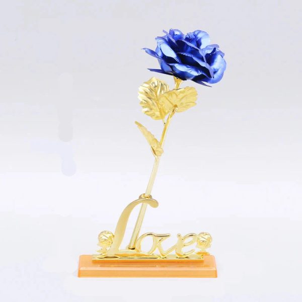 24K Gold Rose Flower for Valentine's Day and Gifts