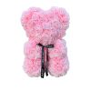 25 cm Rose Teddy Bear Artificial Foam Flower Gift