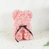 25 cm Rose Teddy Bear Artificial Foam Flower Gift
