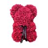 25 cm Rose Teddy Bear Artificial Foam Flower Gift