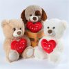 25cm Heart Bear Plush – Soft Stuffed Animal for Valentine’s Day and Birthday Gifts