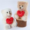 25cm Heart Bear Plush – Soft Stuffed Animal for Valentine’s Day and Birthday Gifts