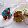 25cm Kapibara Plush Toy with Jacket Soft Stuffed Animal Doll for Gifts