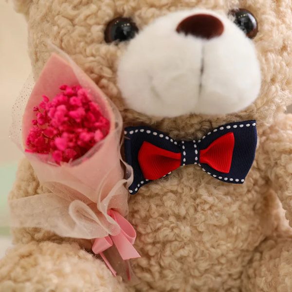 25cm Teddy Bear Plush Toy Cute Hug Bouquet Gift