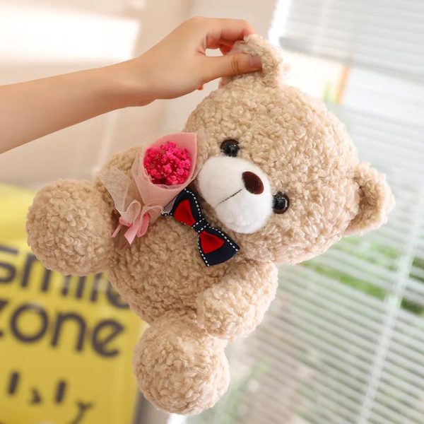 25cm Teddy Bear Plush Toy Cute Hug Bouquet Gift