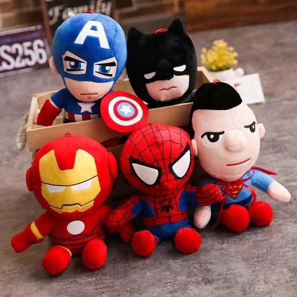27 cm Superhero Plush Stuffed Doll Soft Toy for Kids