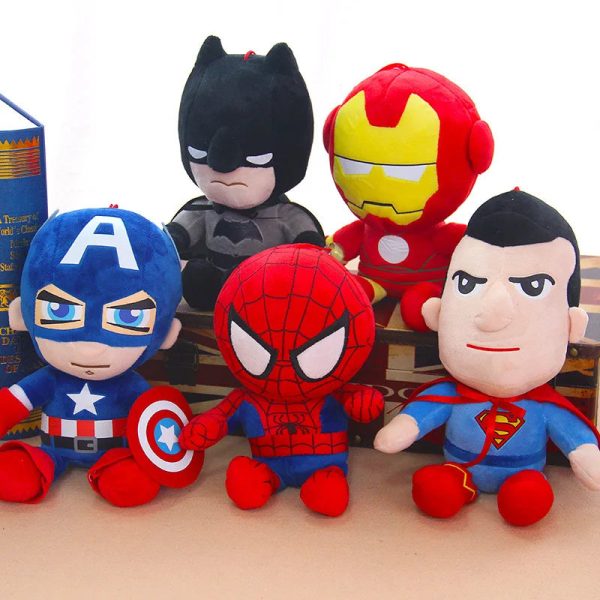 27 cm Superhero Plush Stuffed Doll Soft Toy for Kids